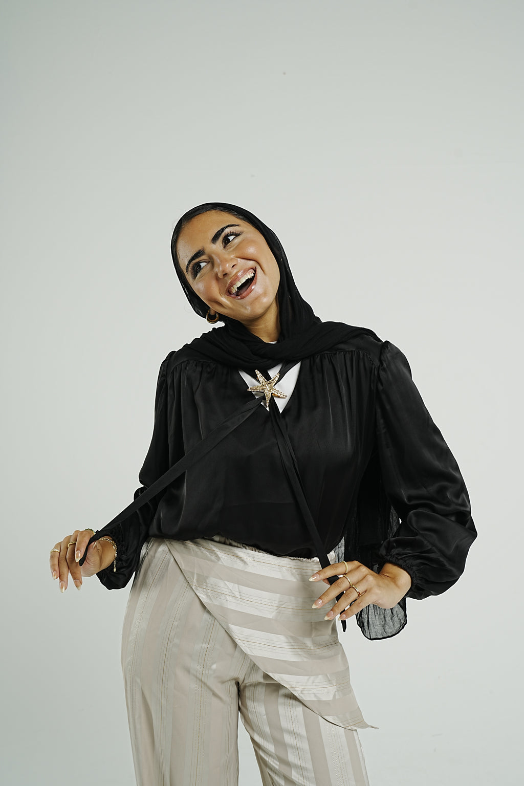 Noir Grace Blouse