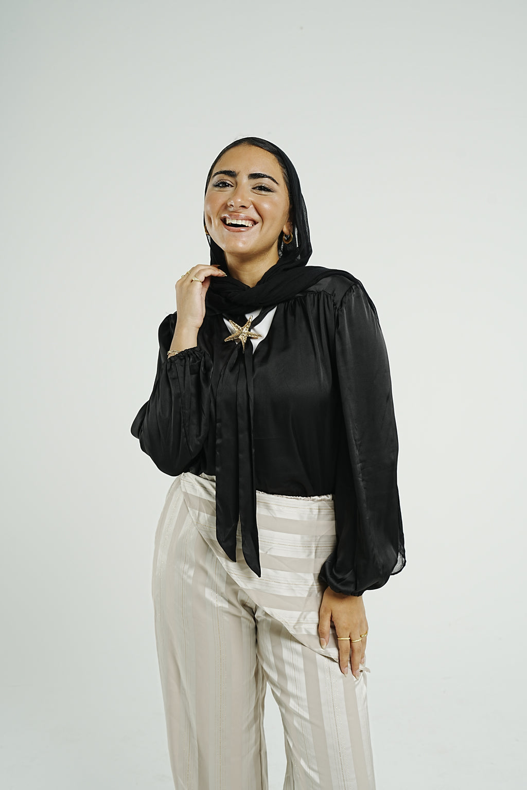 Noir Grace Blouse