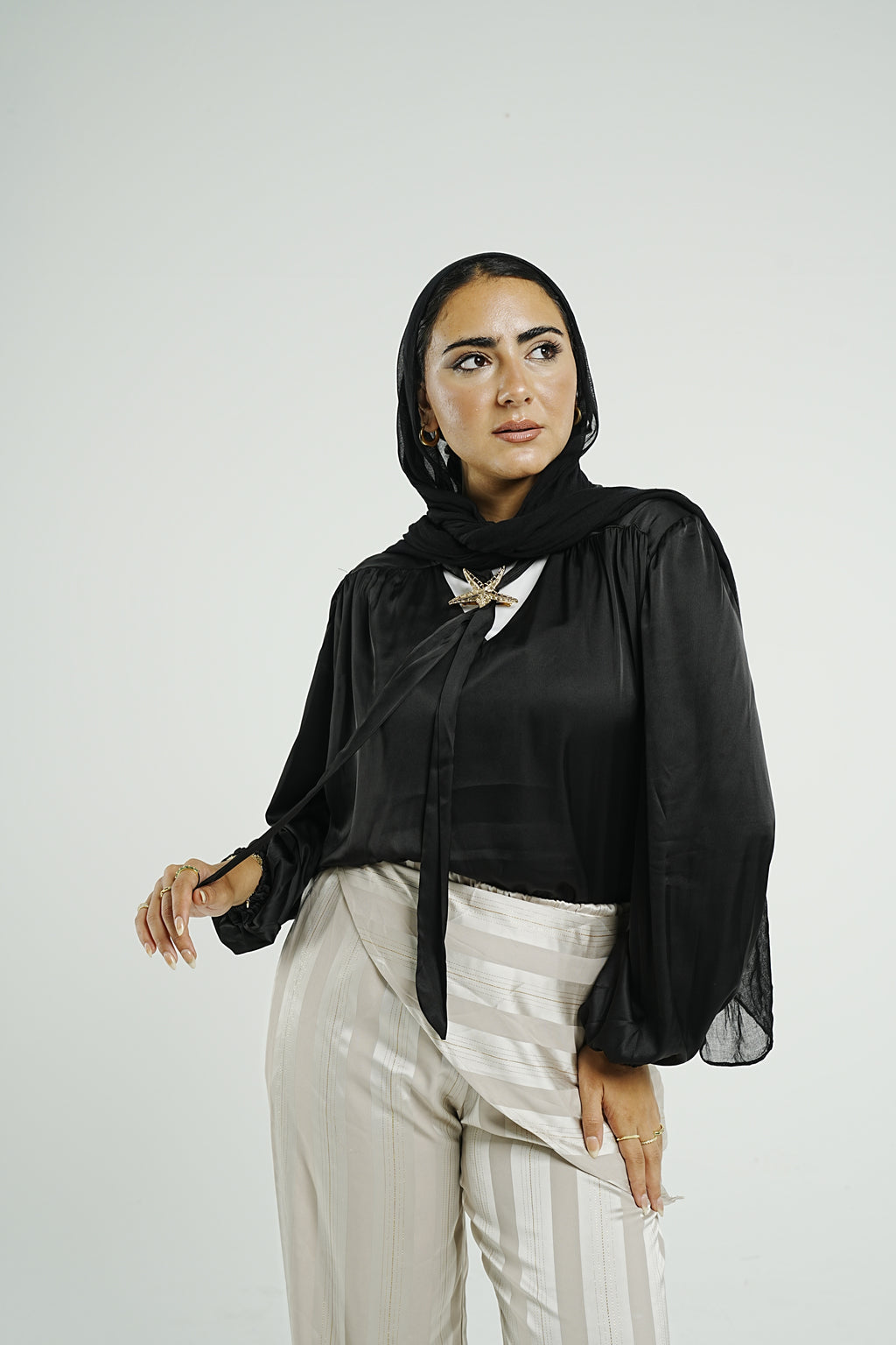 Noir Grace Blouse