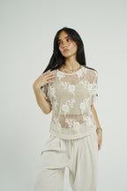 Flora Knit Tee