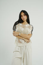 Flora Knit Tee