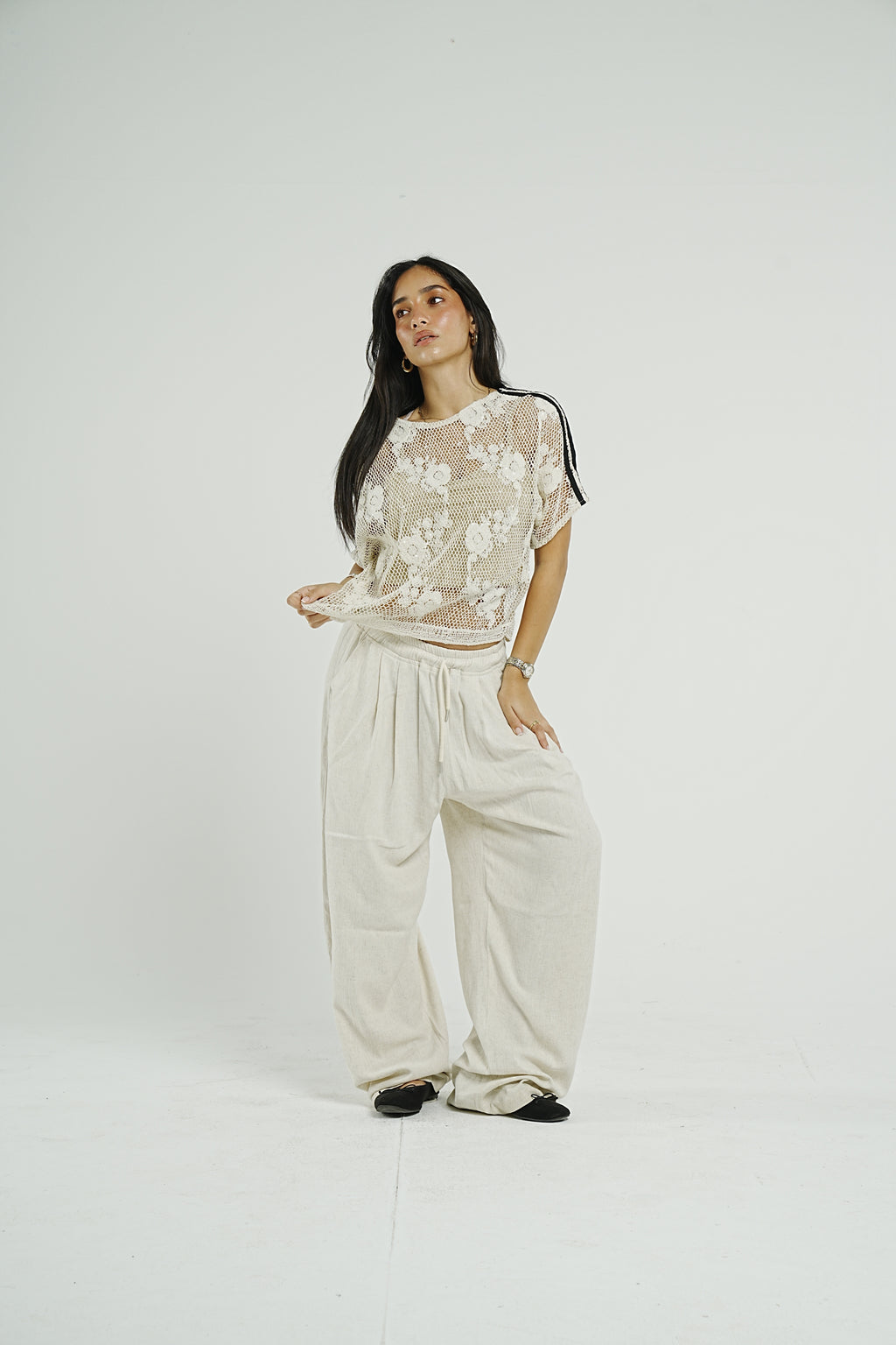 Flora Knit Tee