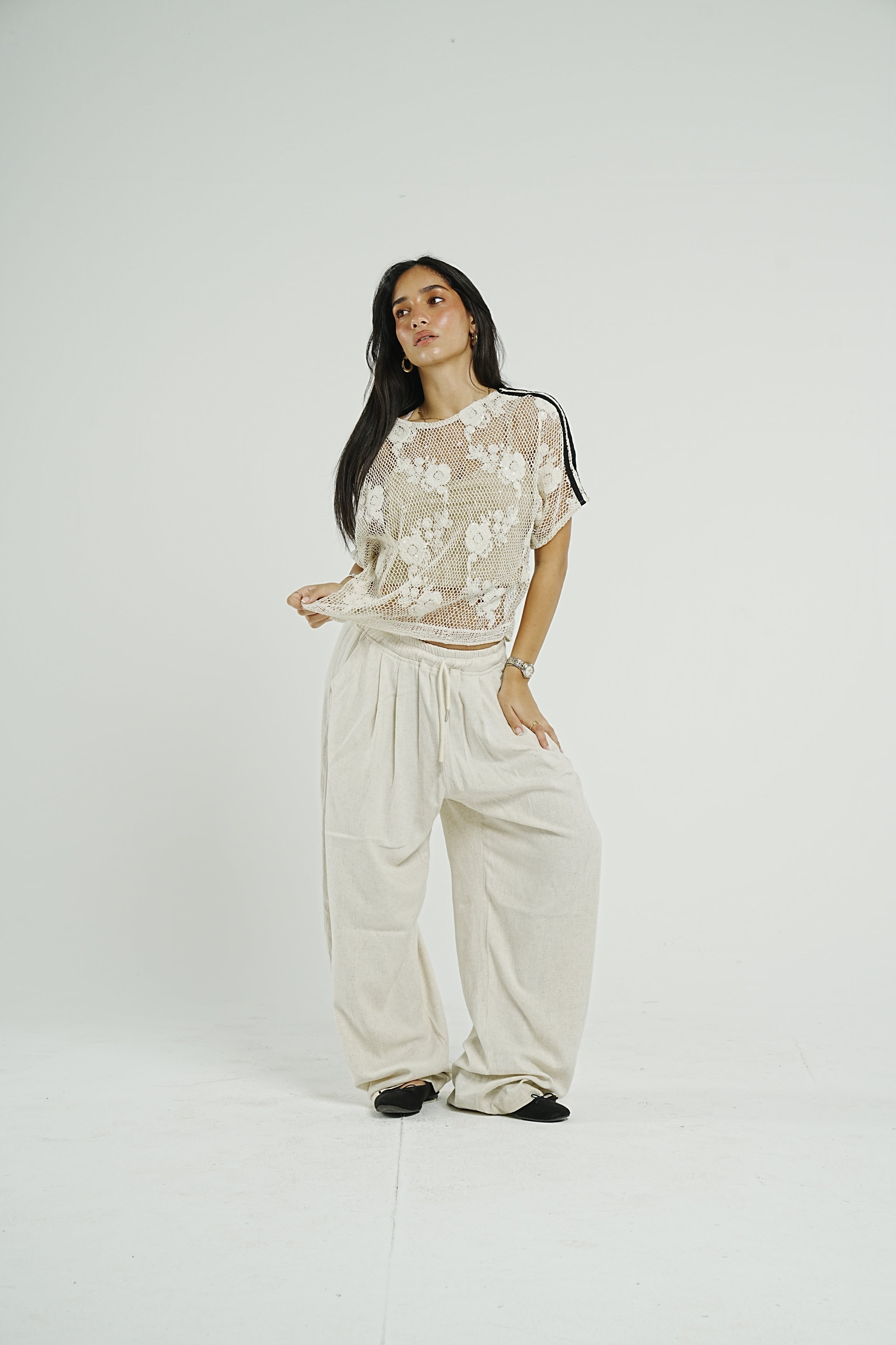 Flora Knit Tee