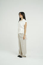 Luna Satin Scarf Pants