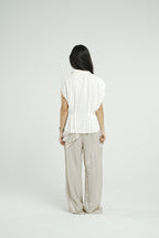 Luna Satin Scarf Pants