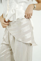 Luna Satin Scarf Pants