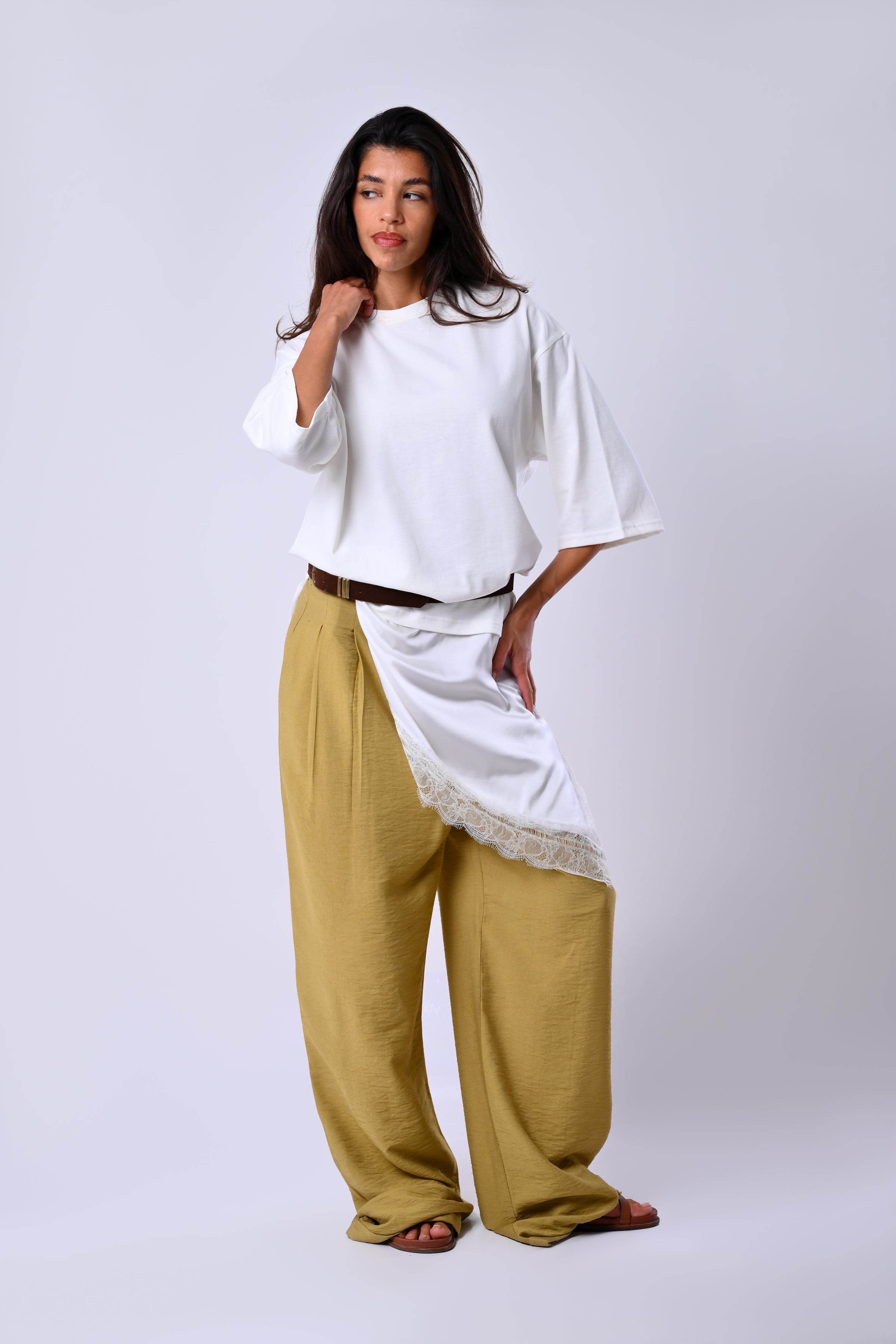 LONG LACE T-SHIRT