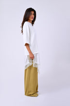 LONG LACE T-SHIRT
