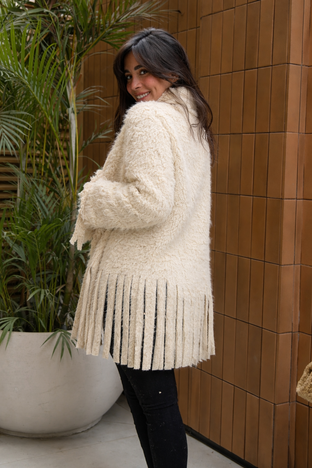 Fringe cardigan