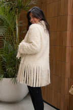 Fringe cardigan