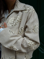 Linen clover jacket