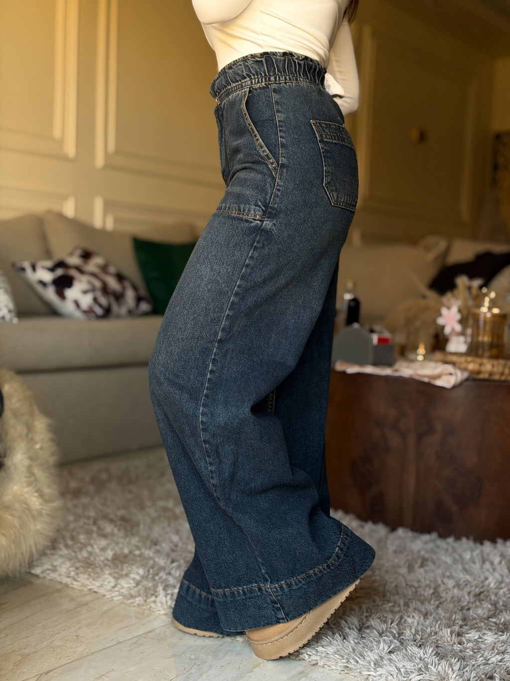 WIDE LEG DENIM