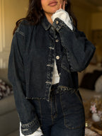 CROPPED DENIM JACKET