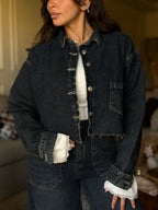 CROPPED DENIM JACKET