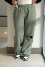 Mint green zipper sweats