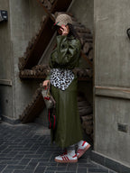 Olive heyba trenchcoat