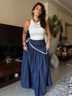 Spanish denim skirt