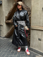 Black Heyba trenchcoat