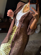 Ruffle cardigan