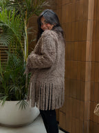 Fringe cardigan