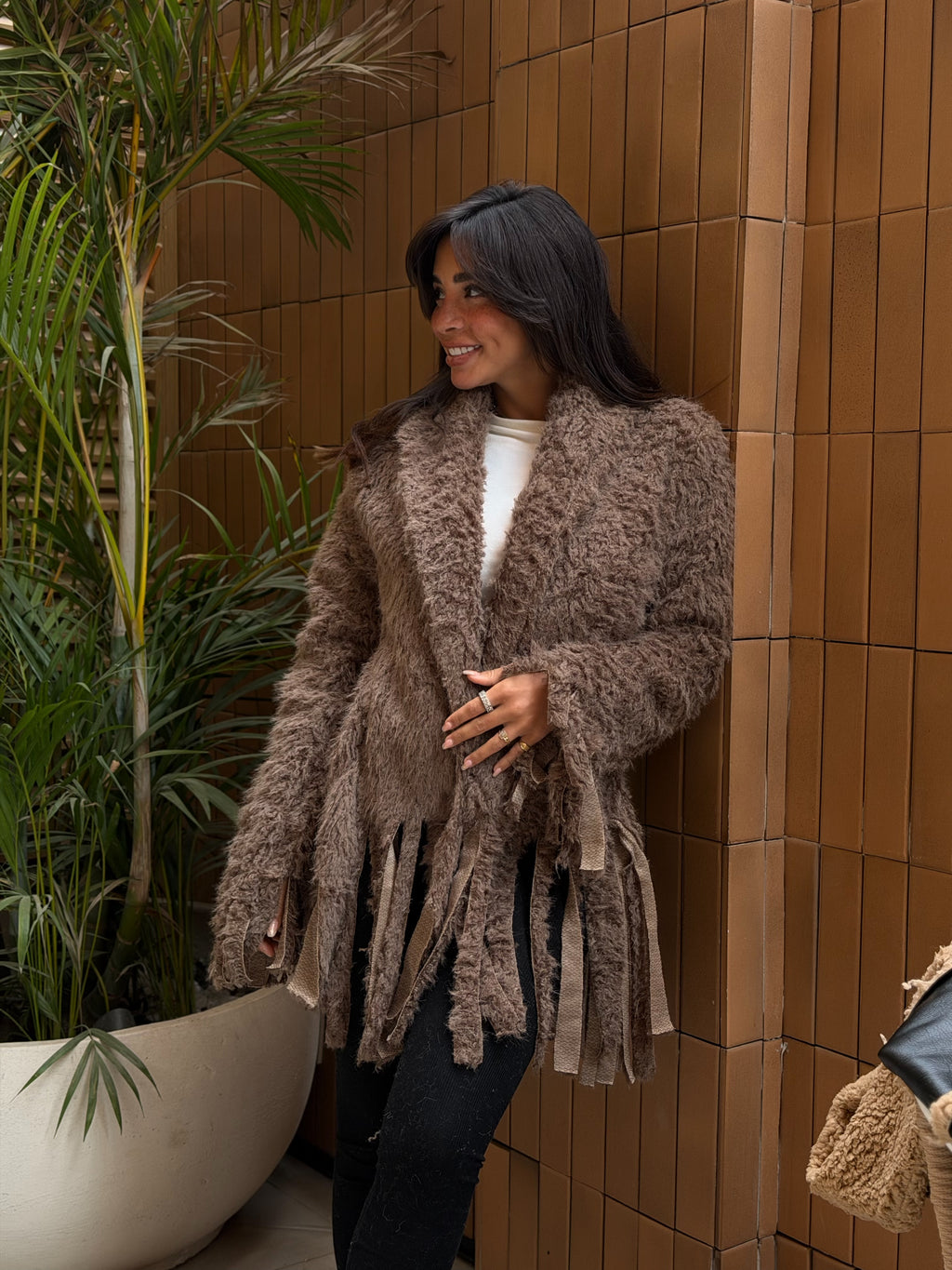 Fringe cardigan