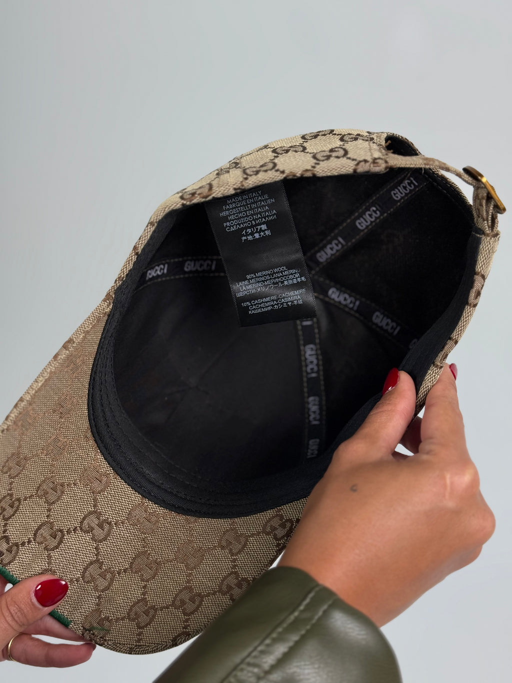 The Beige Gucci Cap