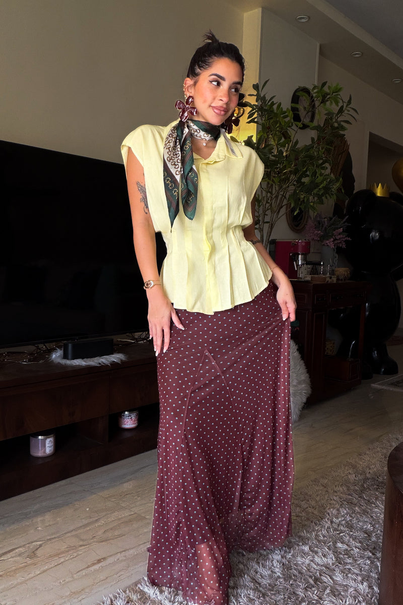 Polka-Dot Tull Skirt