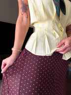 Polka-dot tull skirt