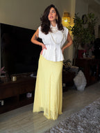 Polka-dot tull skirt
