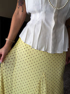 Polka-dot tull skirt