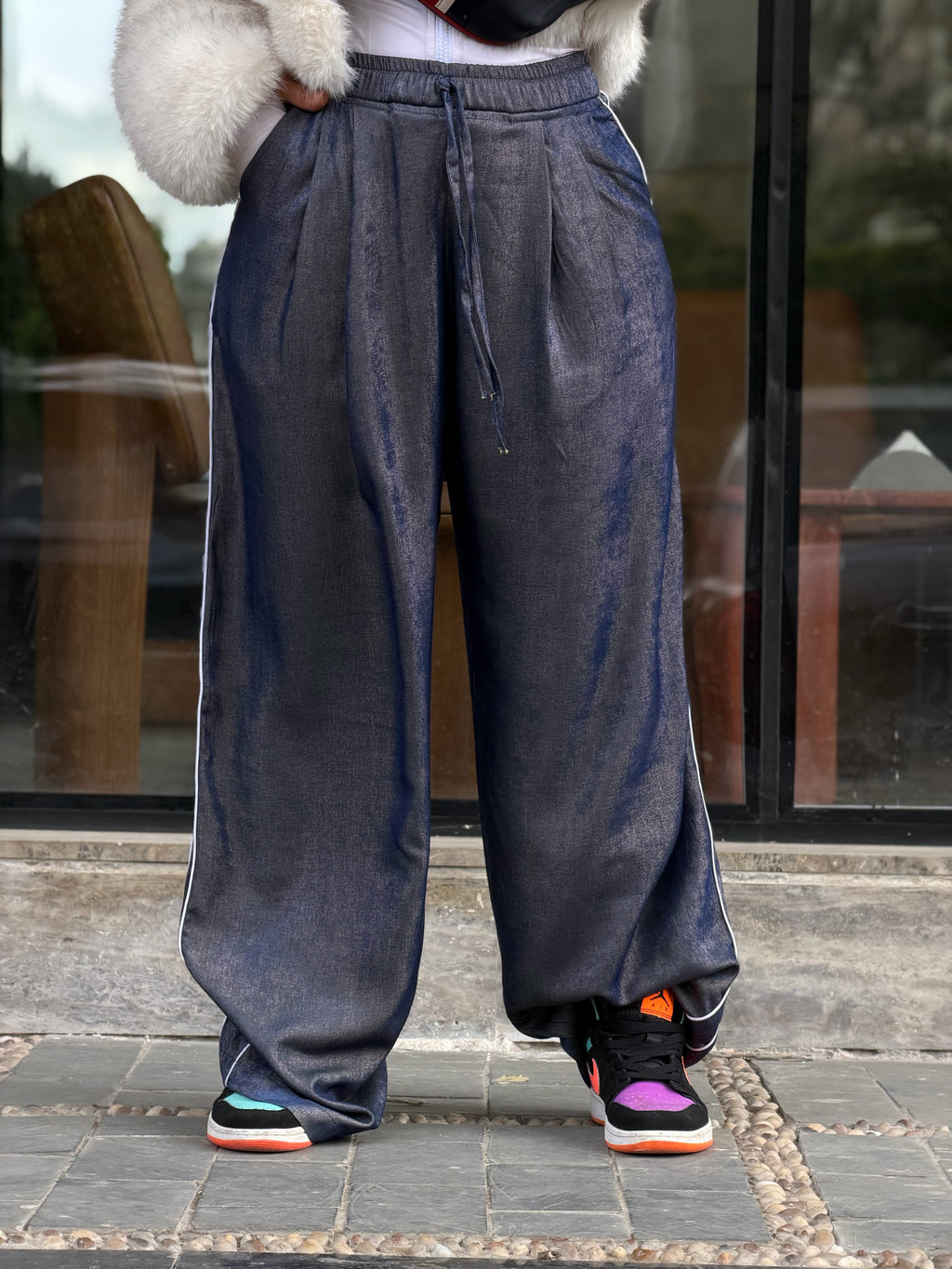 Retro Metallic pants
