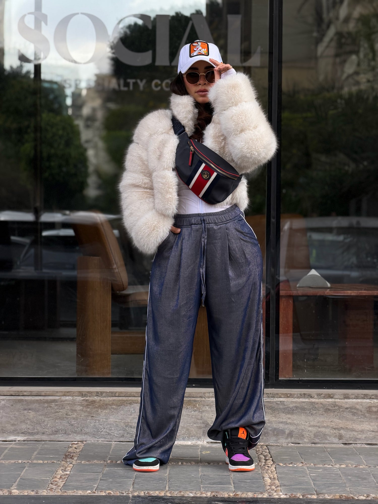 Retro Metallic pants