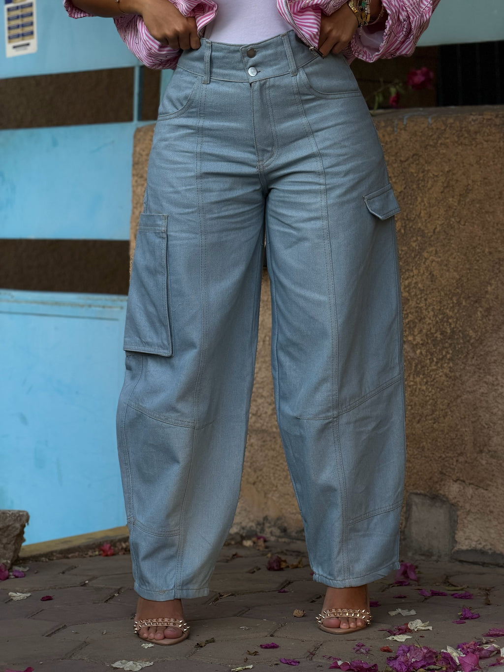 Ice barrel jeans