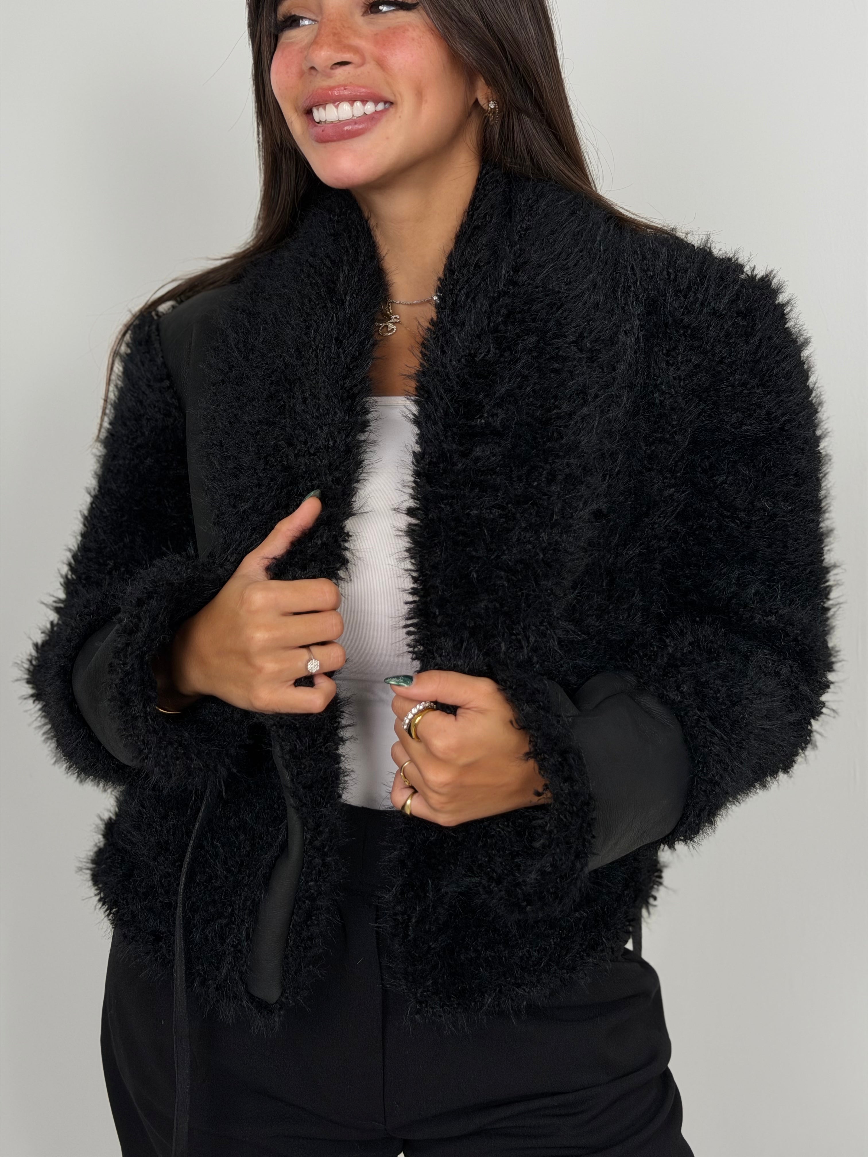 MIDNGHT FAUX JACKET