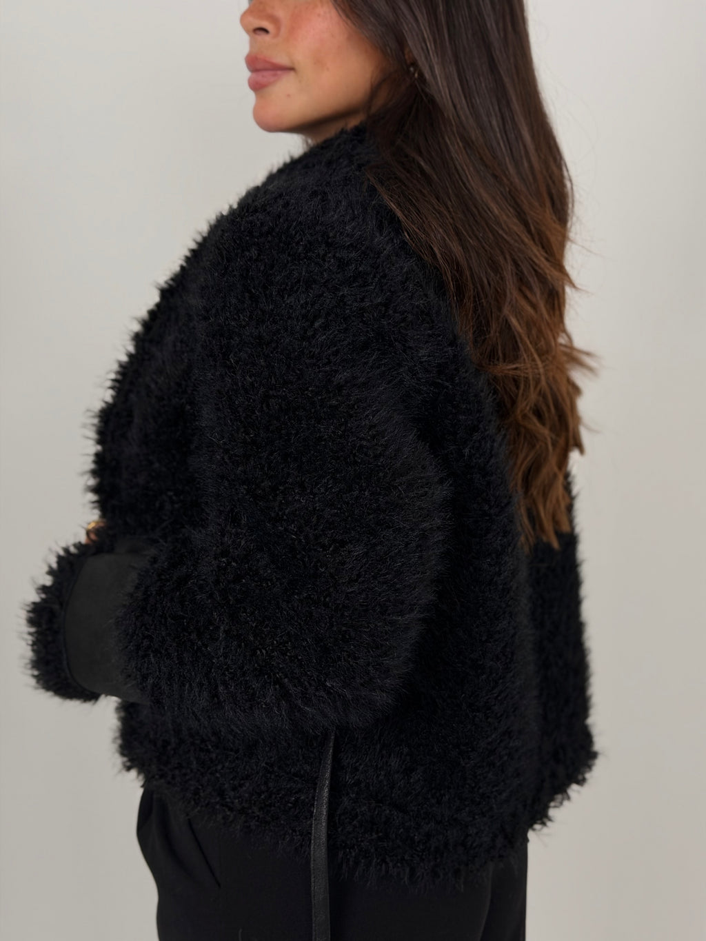 MIDNGHT FAUX JACKET