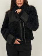 MIDNGHT FAUX JACKET