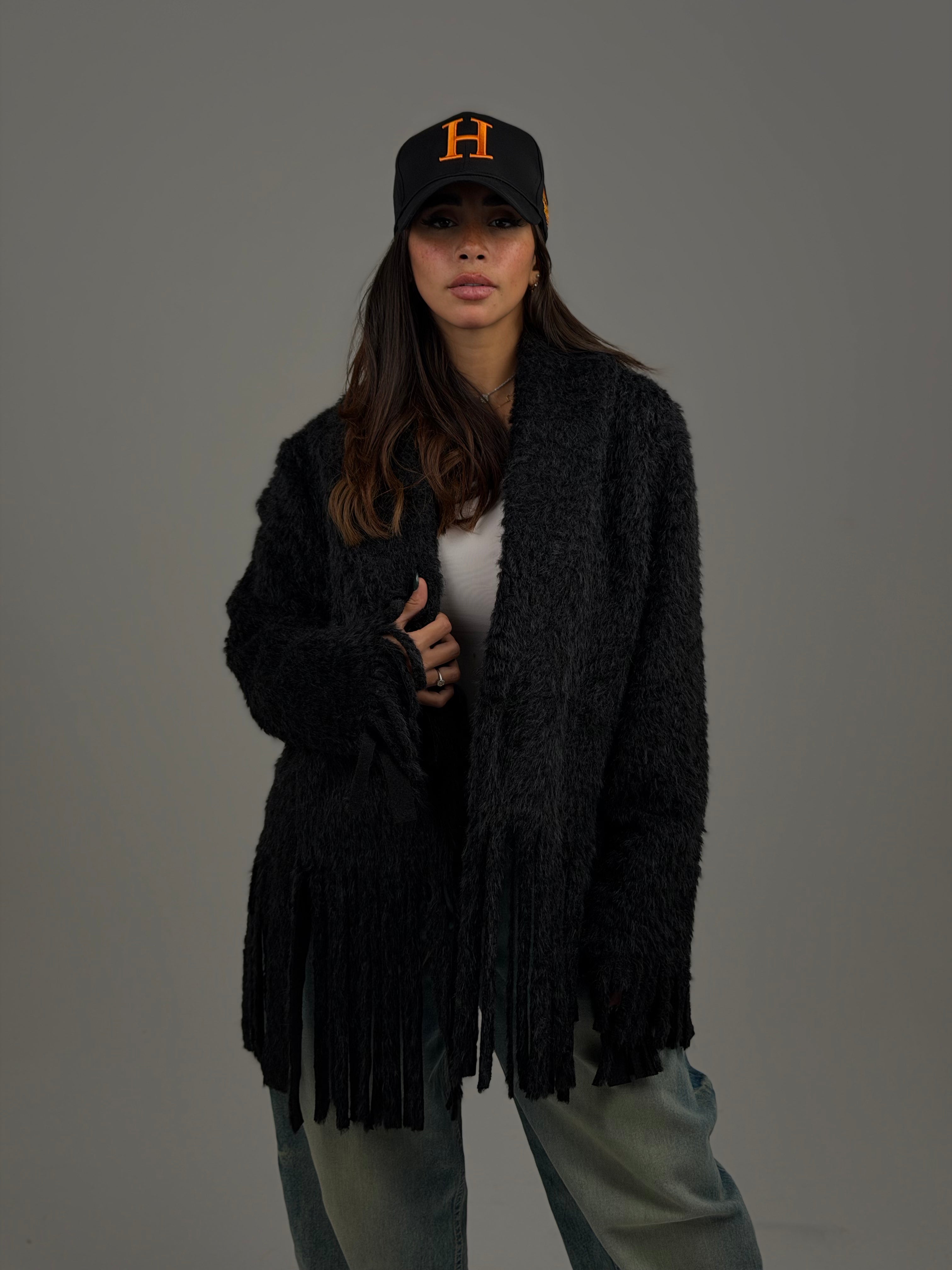 Fringe cardigan