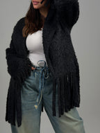 Fringe cardigan