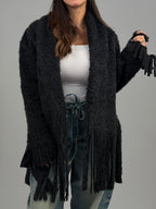 Fringe cardigan