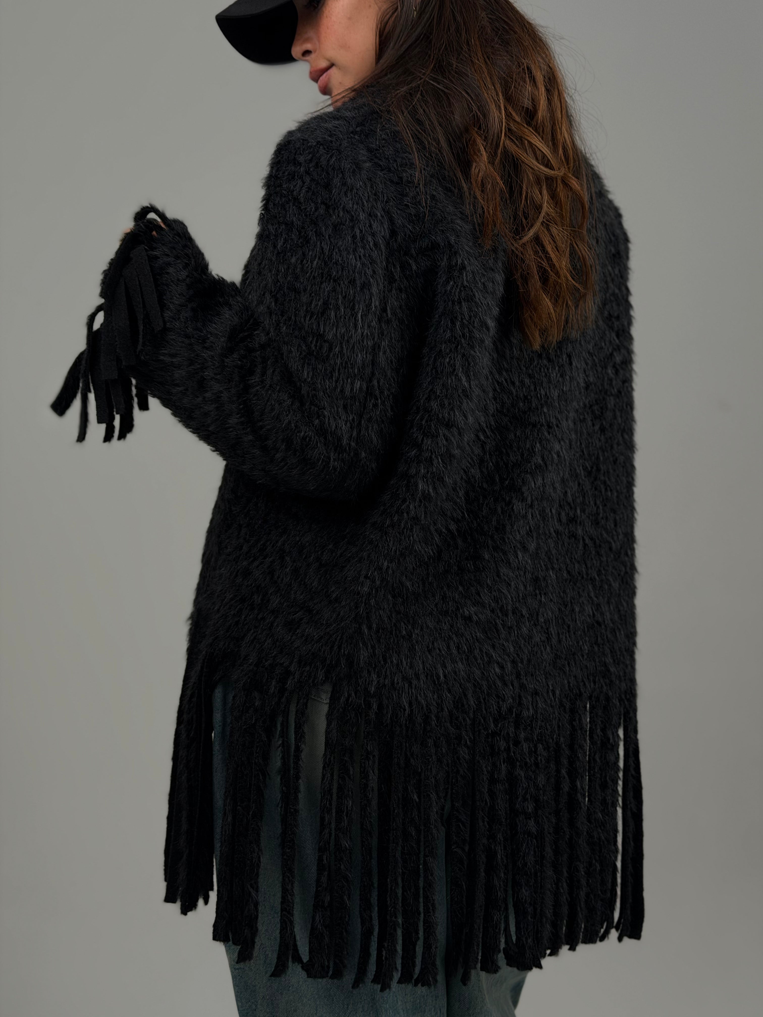 Fringe cardigan