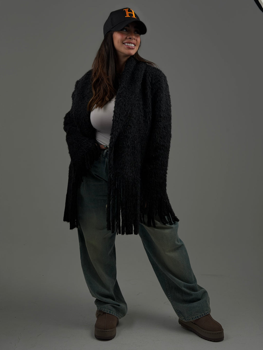 Fringe cardigan