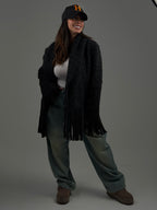 Fringe cardigan