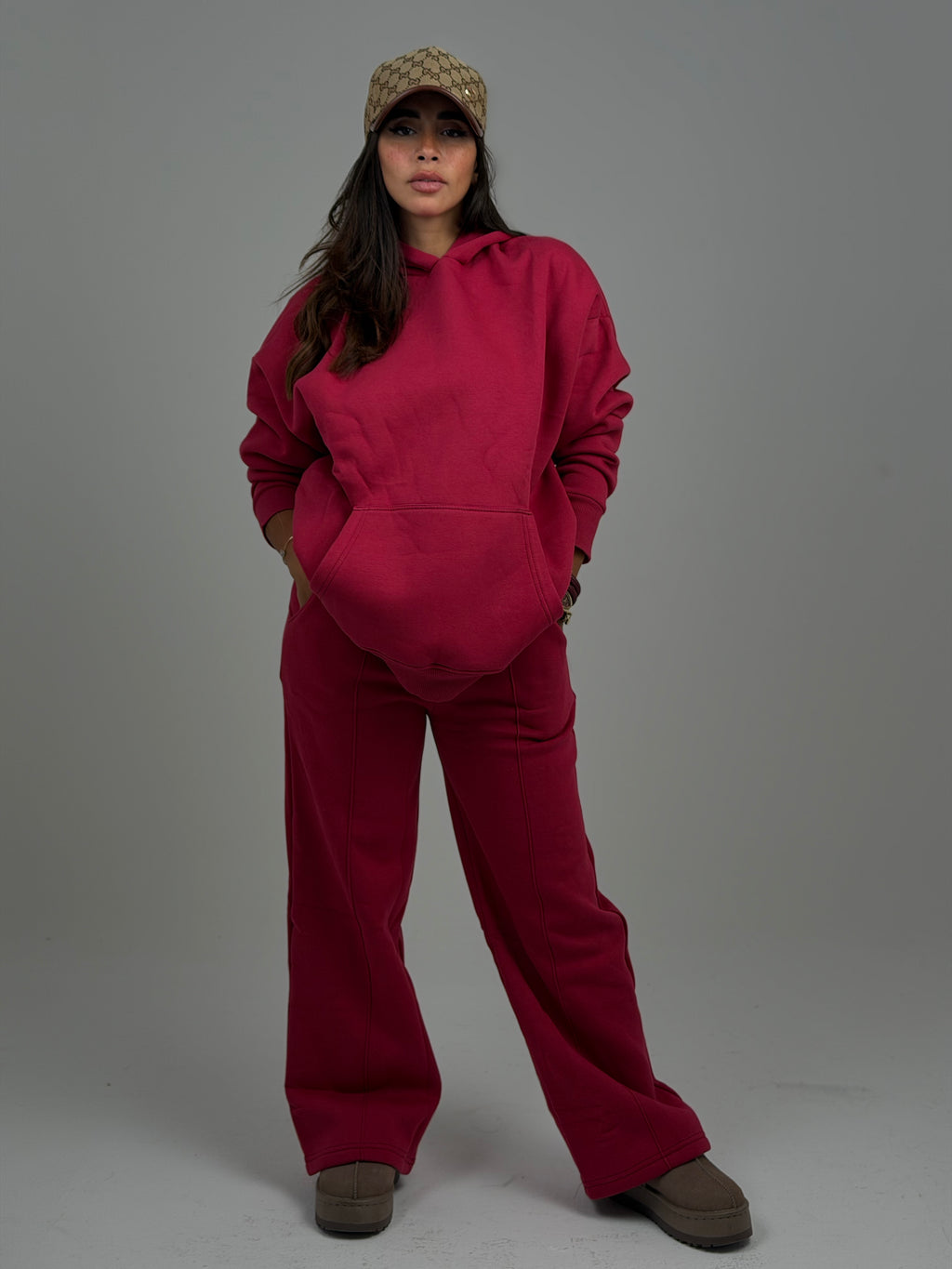 Premium burgundy Sweatpants