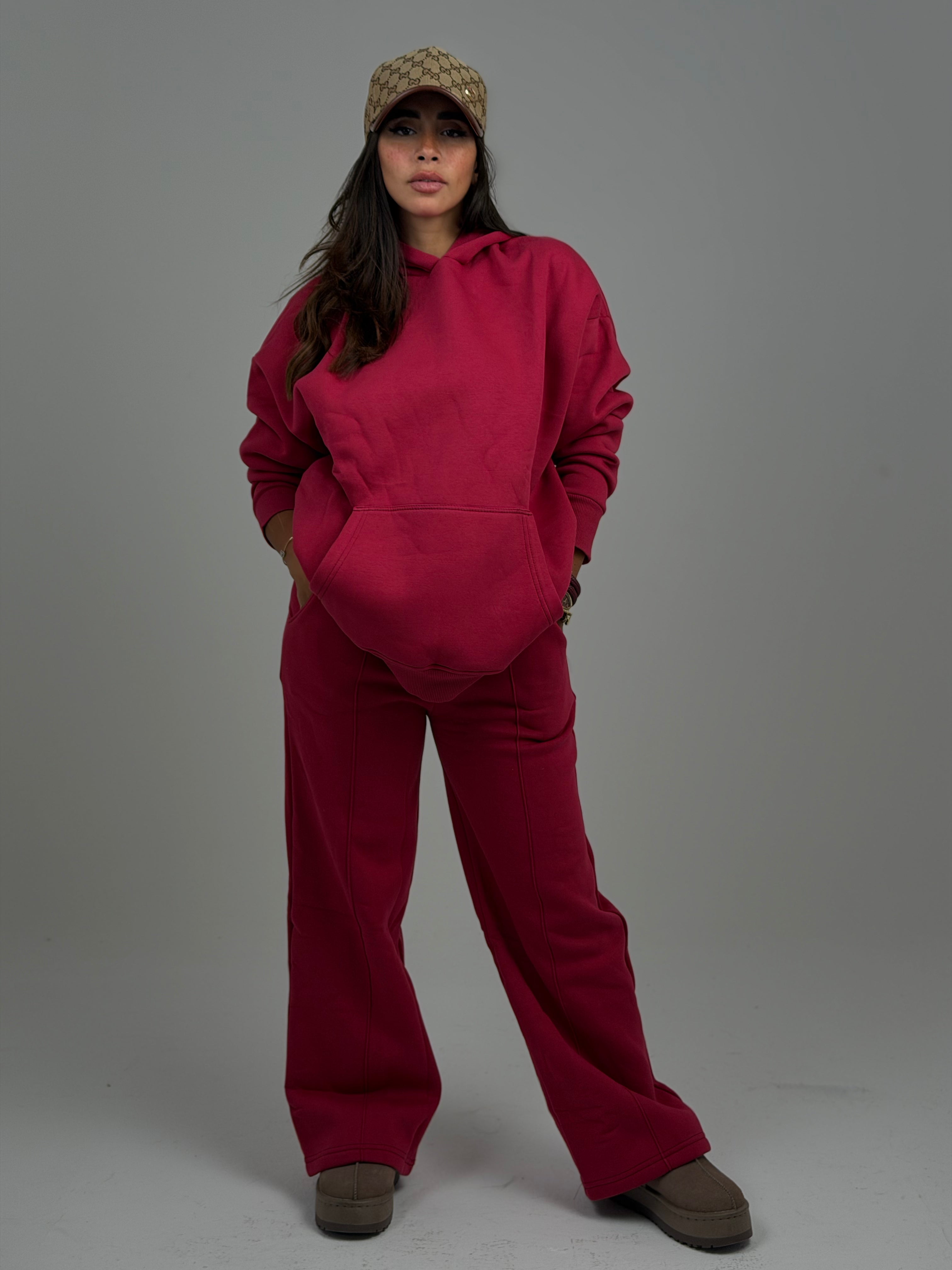 Premium burgundy Sweatpants