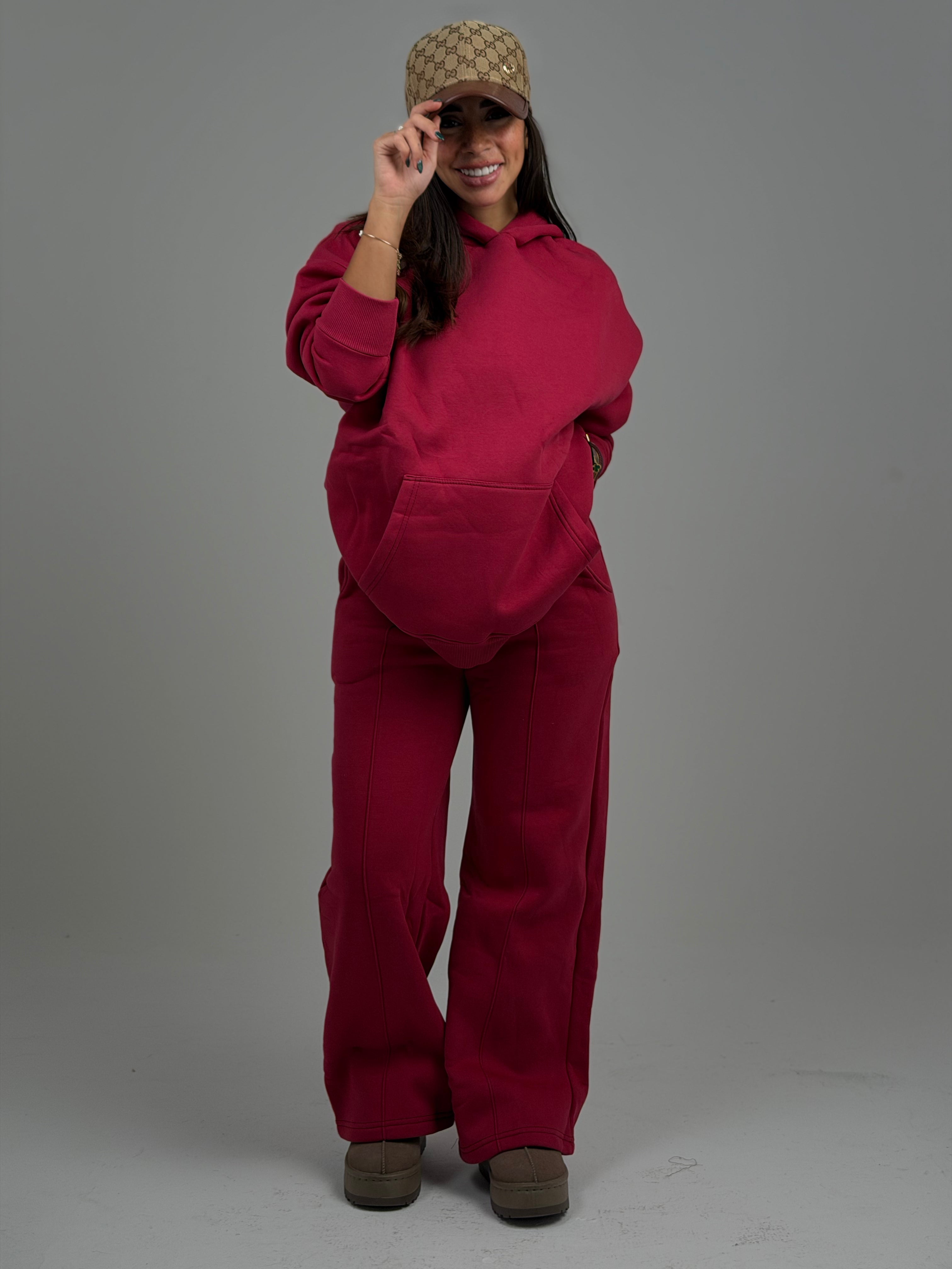 Premium burgundy Sweatpants