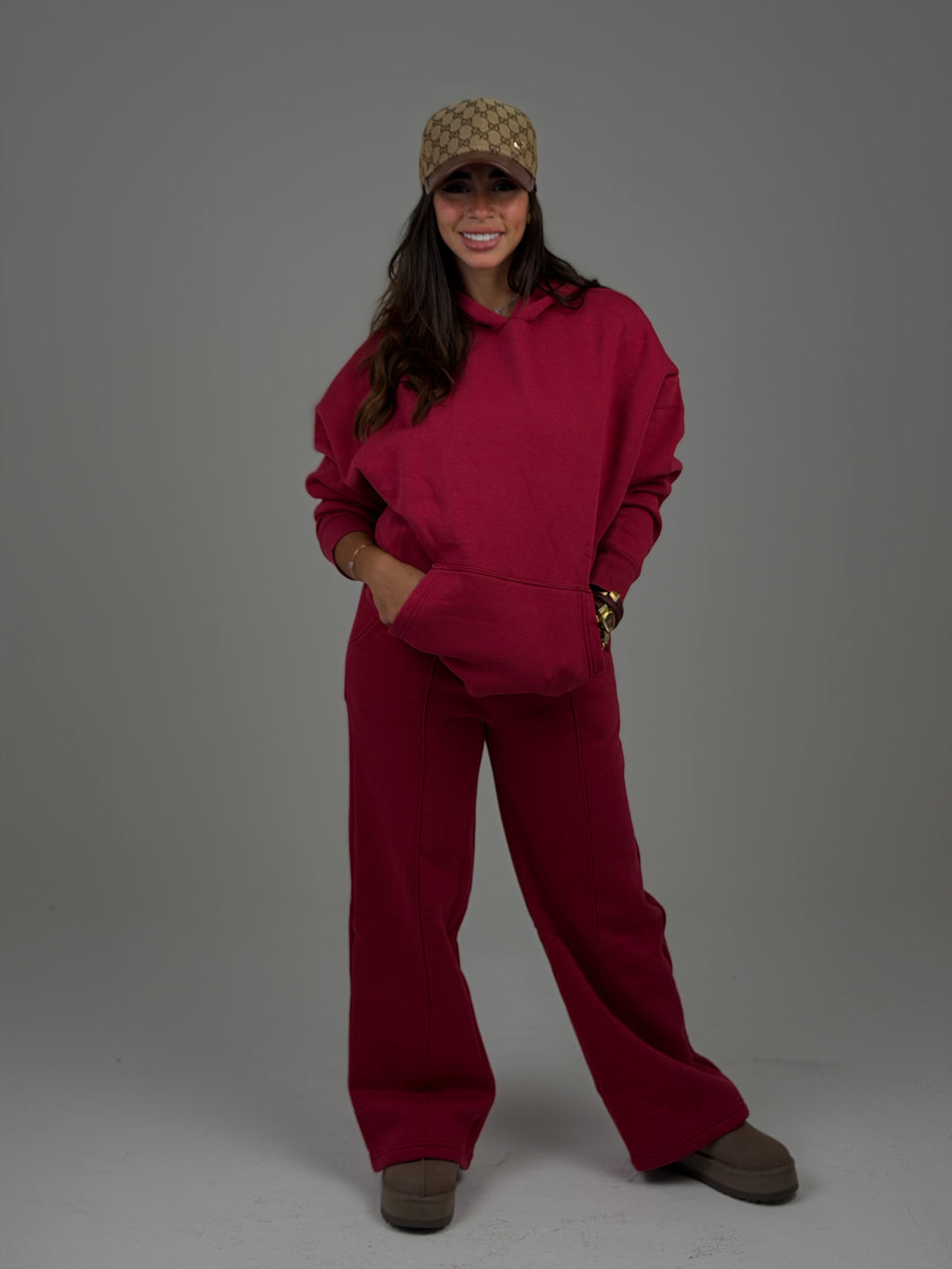Premium burgundy Sweatpants