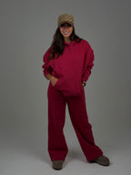 Premium burgundy Sweatpants