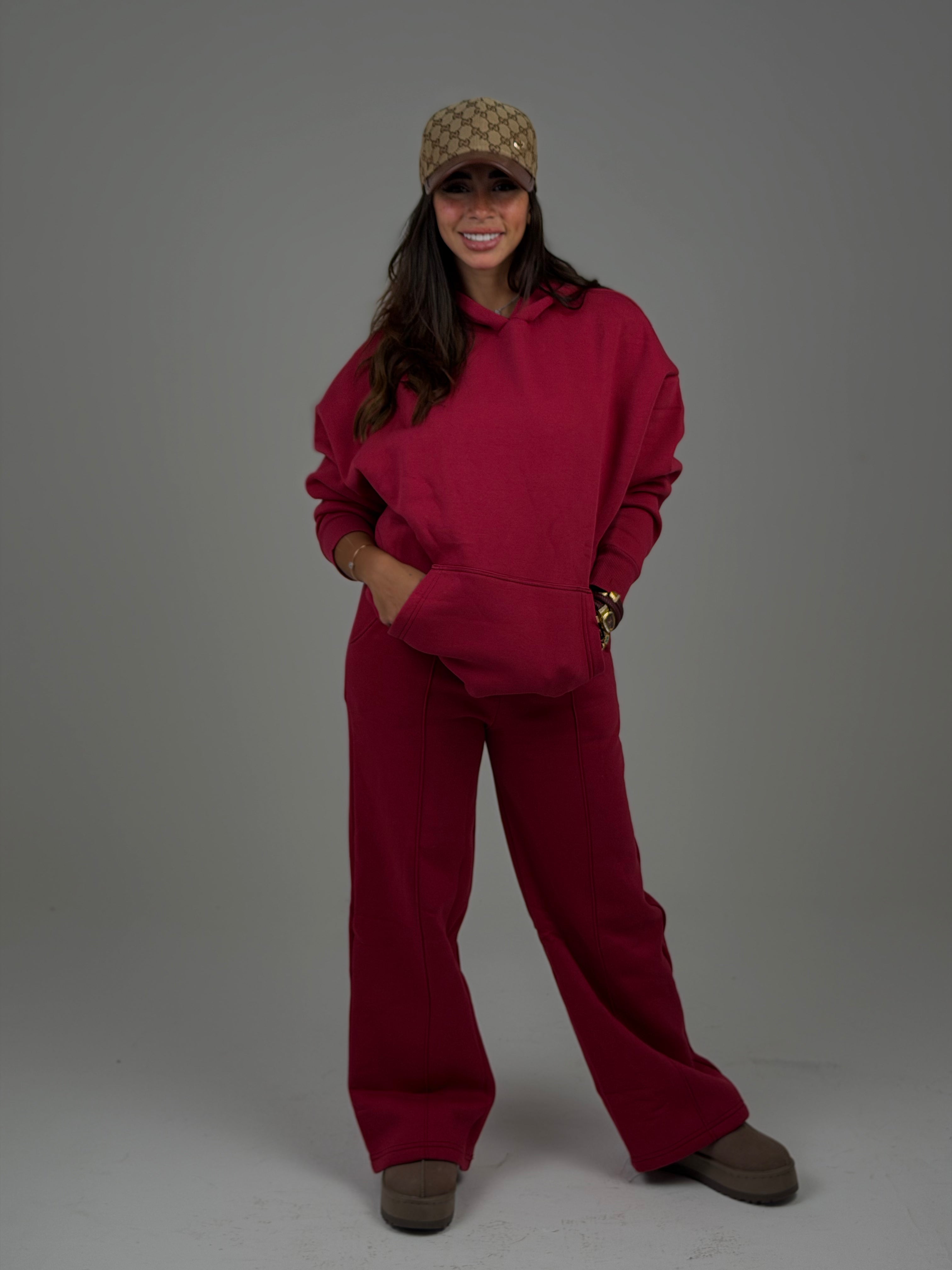 Premium burgundy Sweatpants