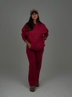 Premium burgundy Sweatpants