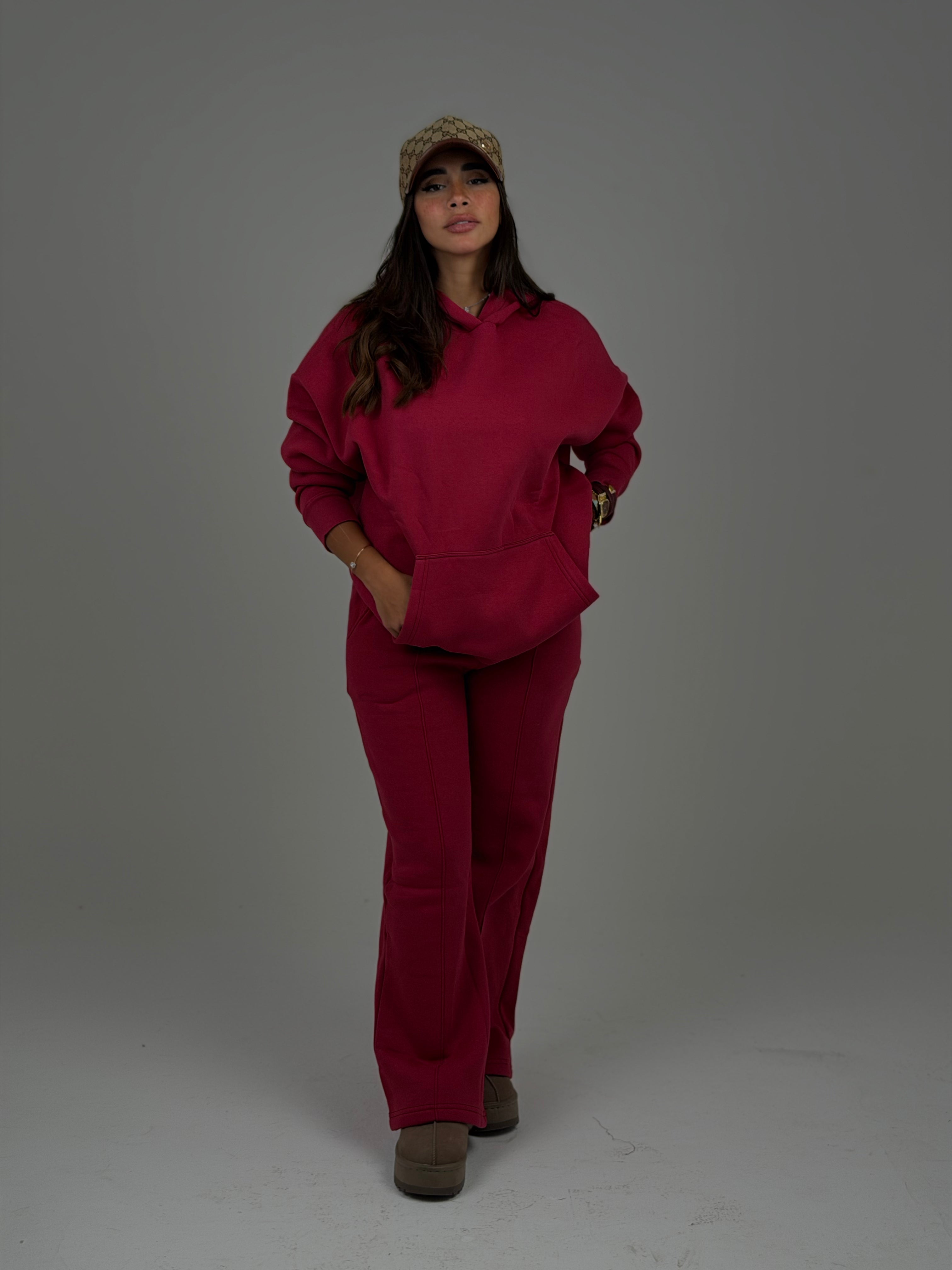 Premium burgundy Sweatpants